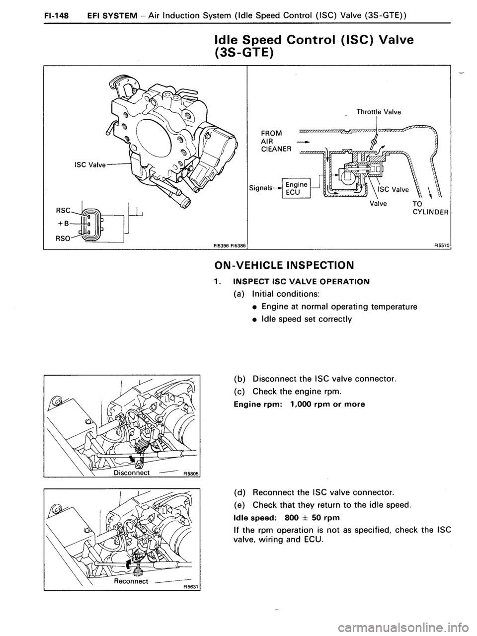 TOYOTA MR-2 1991 Factory Repair Manual TOYOTA MR-2 1991 Factory Repair Manual
