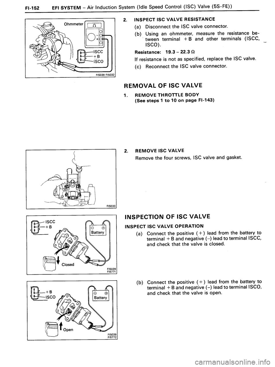 TOYOTA MR-2 1991 Factory Repair Manual TOYOTA MR-2 1991 Factory Repair Manual
