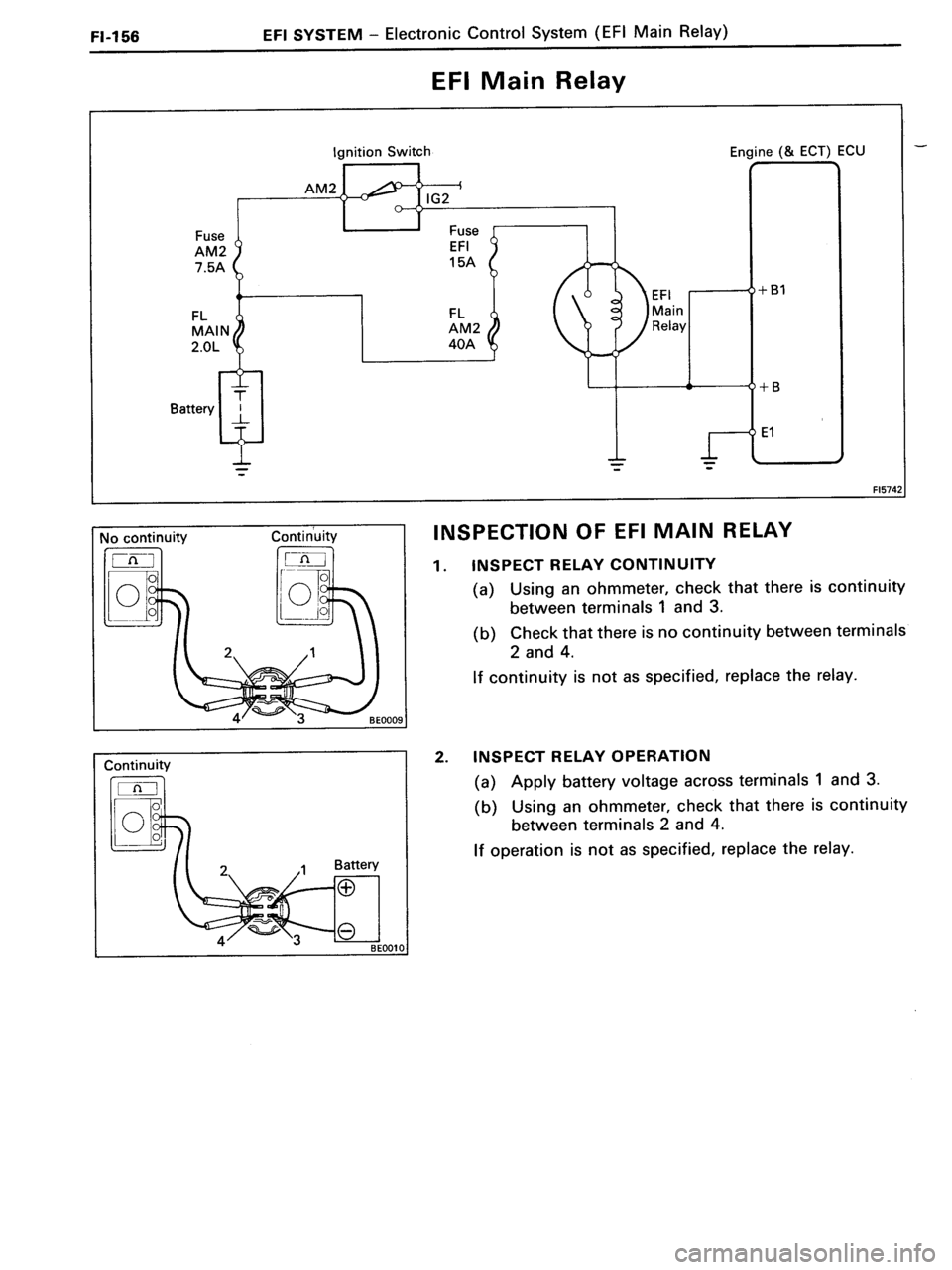 TOYOTA MR-2 1991 Factory Repair Manual TOYOTA MR-2 1991 Factory Repair Manual