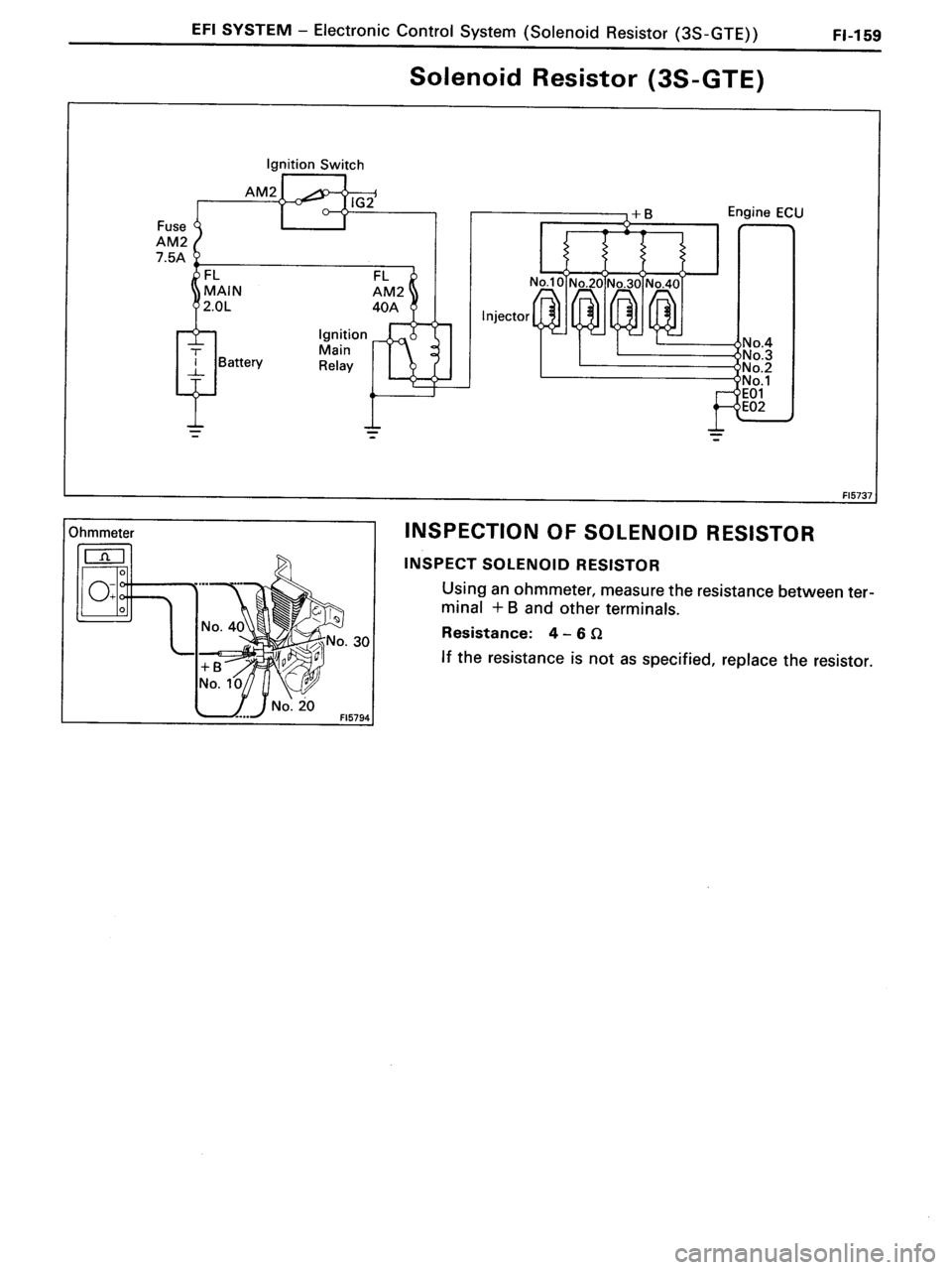 TOYOTA MR-2 1991 Factory Repair Manual TOYOTA MR-2 1991 Factory Repair Manual