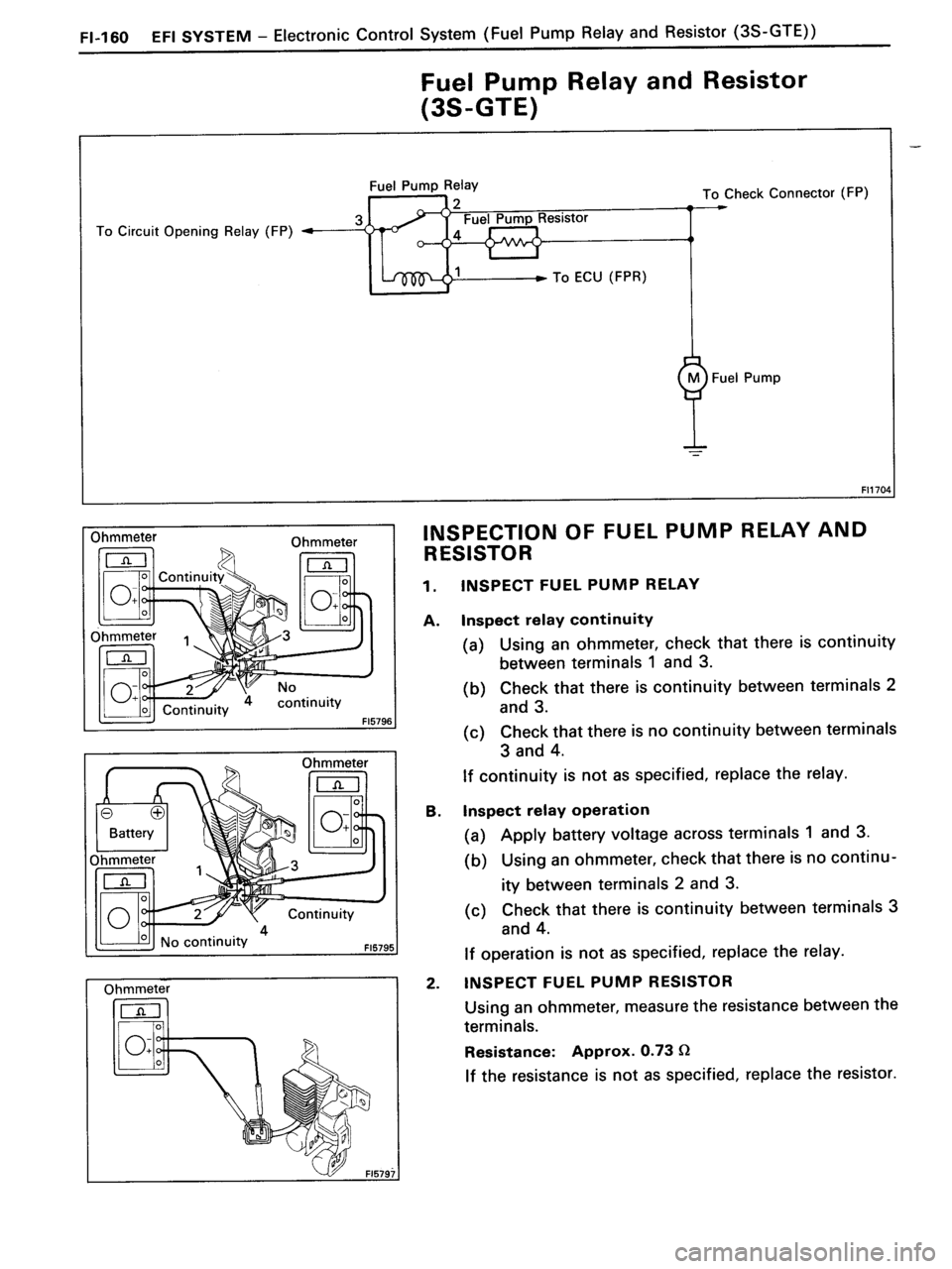 TOYOTA MR-2 1991 Factory Repair Manual TOYOTA MR-2 1991 Factory Repair Manual