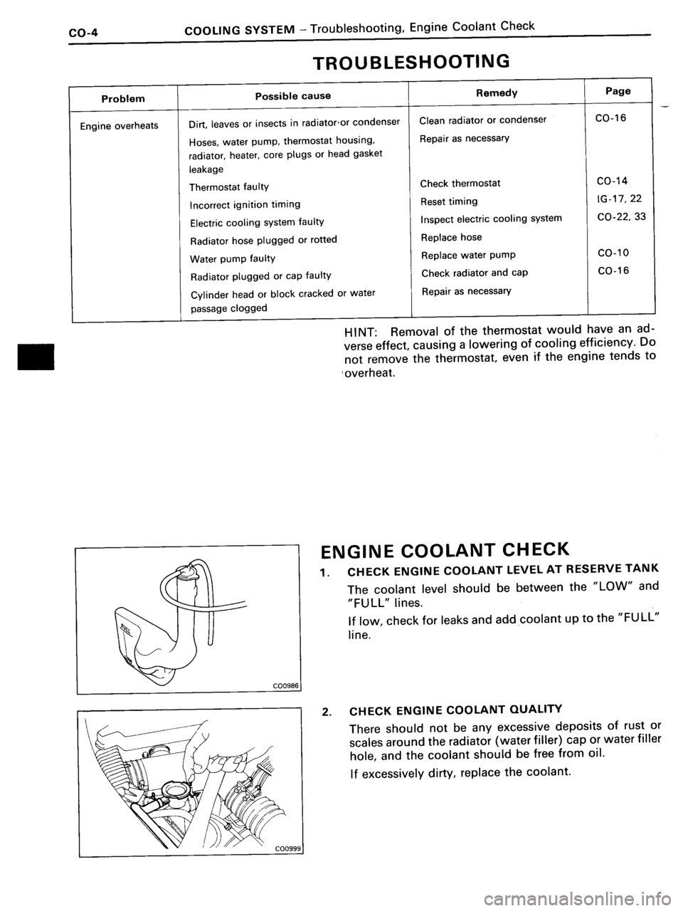 TOYOTA MR-2 1991  Factory Repair Manual 