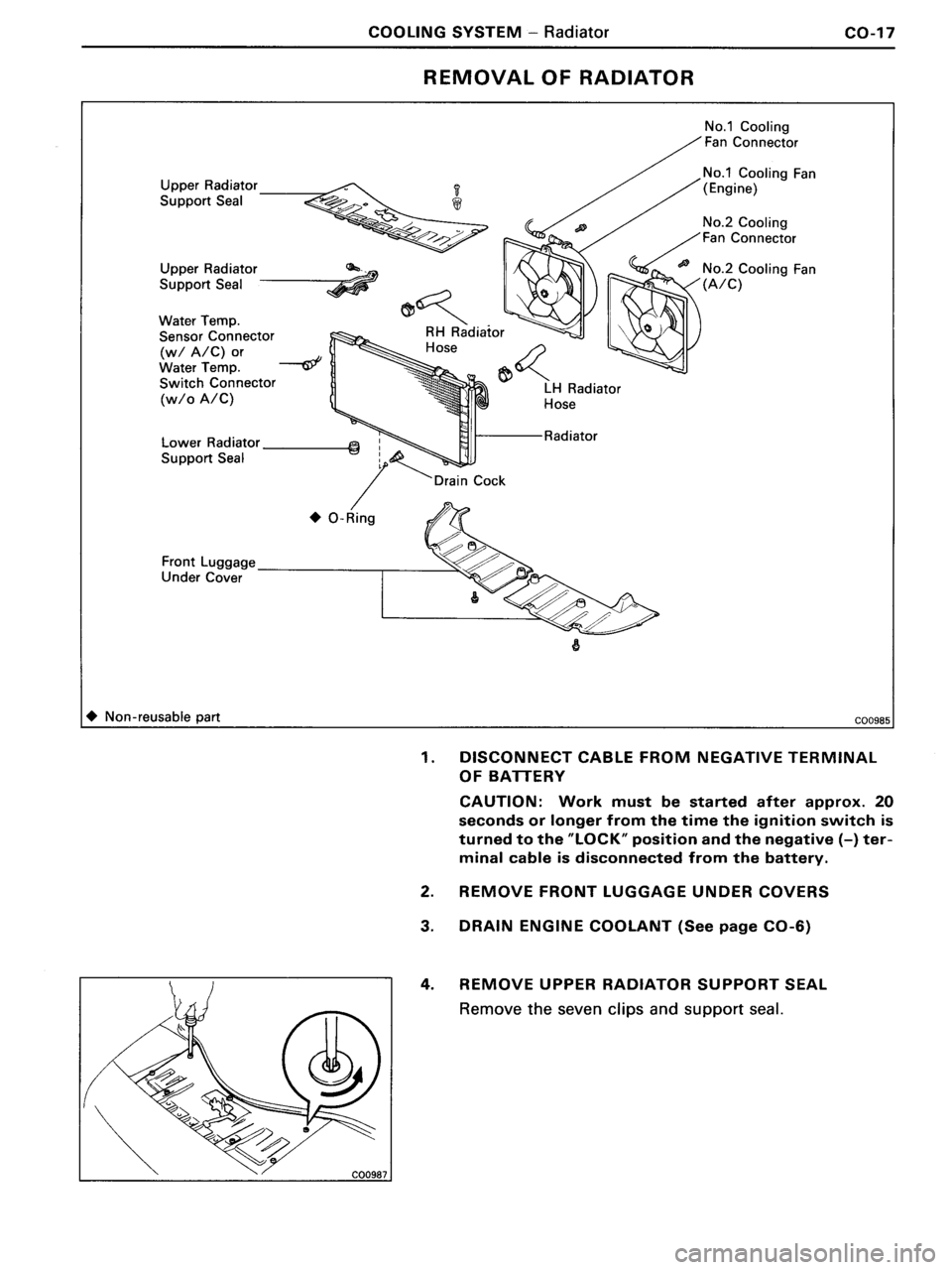 TOYOTA MR-2 1991  Factory Repair Manual 