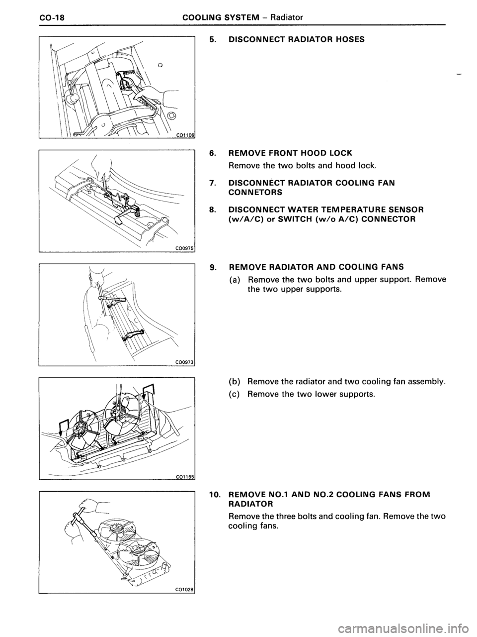 TOYOTA MR-2 1991  Factory Repair Manual 