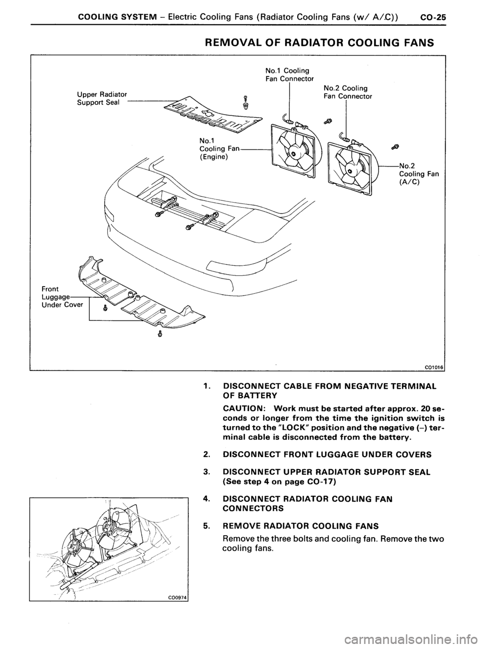 TOYOTA MR-2 1991 Factory Repair Manual TOYOTA MR-2 1991 Factory Repair Manual
