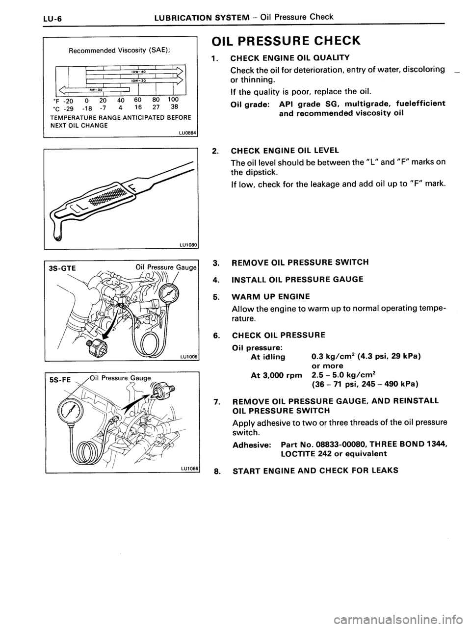 TOYOTA MR-2 1991 Factory Repair Manual TOYOTA MR-2 1991 Factory Repair Manual