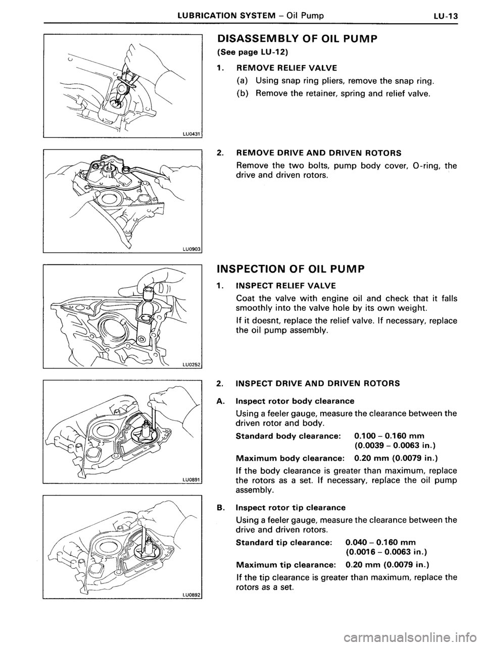 TOYOTA MR-2 1991 Factory Repair Manual TOYOTA MR-2 1991 Factory Repair Manual