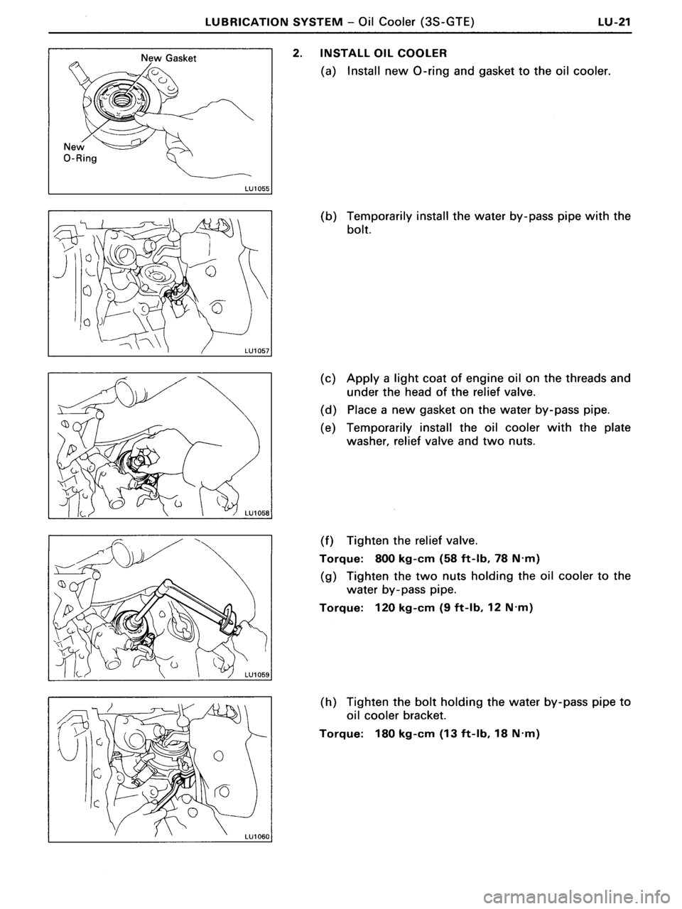 TOYOTA MR-2 1991 Factory Repair Manual TOYOTA MR-2 1991 Factory Repair Manual