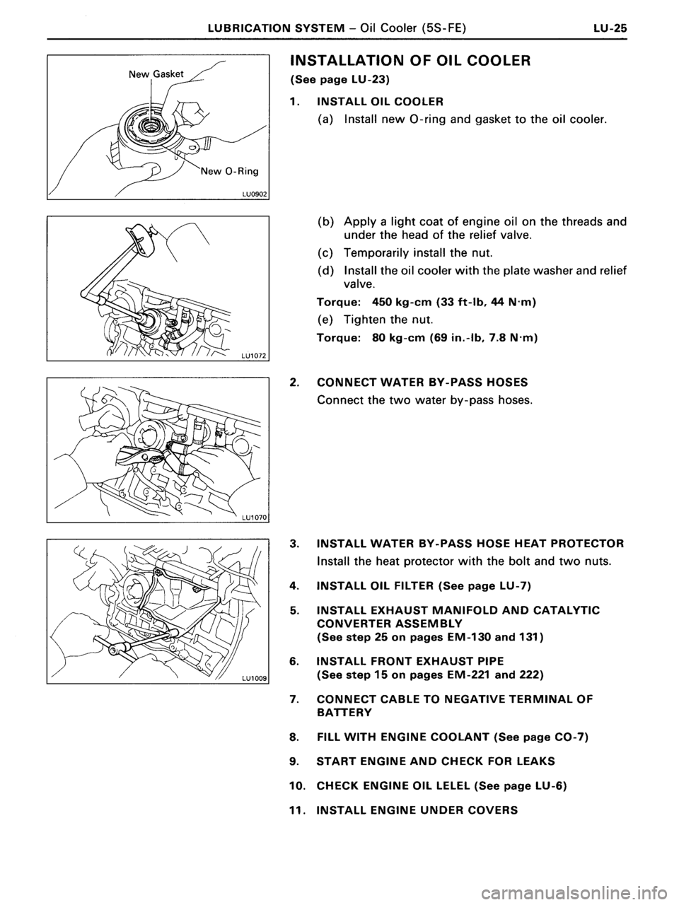 TOYOTA MR-2 1991 Factory Repair Manual TOYOTA MR-2 1991 Factory Repair Manual
