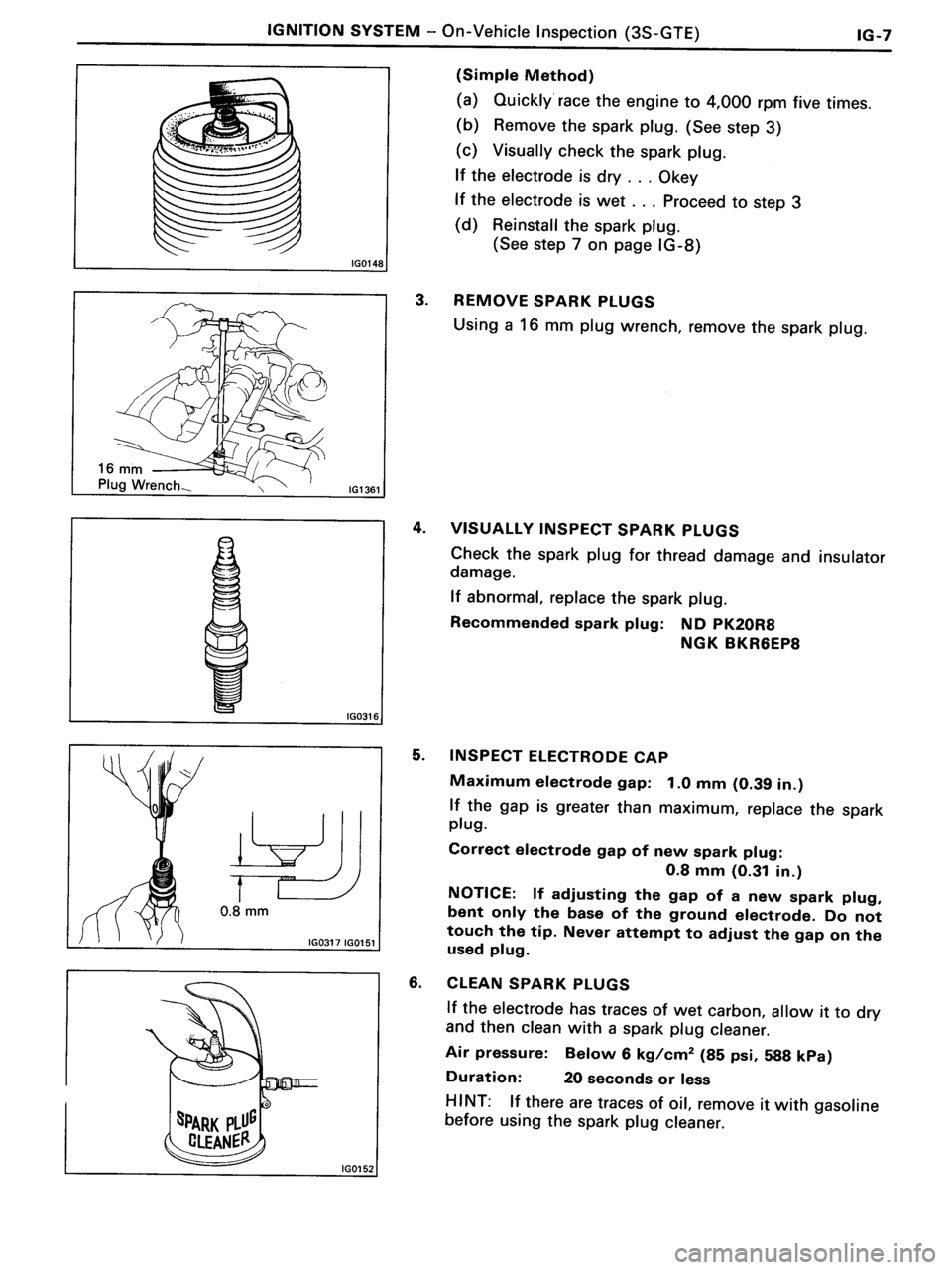 TOYOTA MR-2 1991 Factory Repair Manual TOYOTA MR-2 1991 Factory Repair Manual