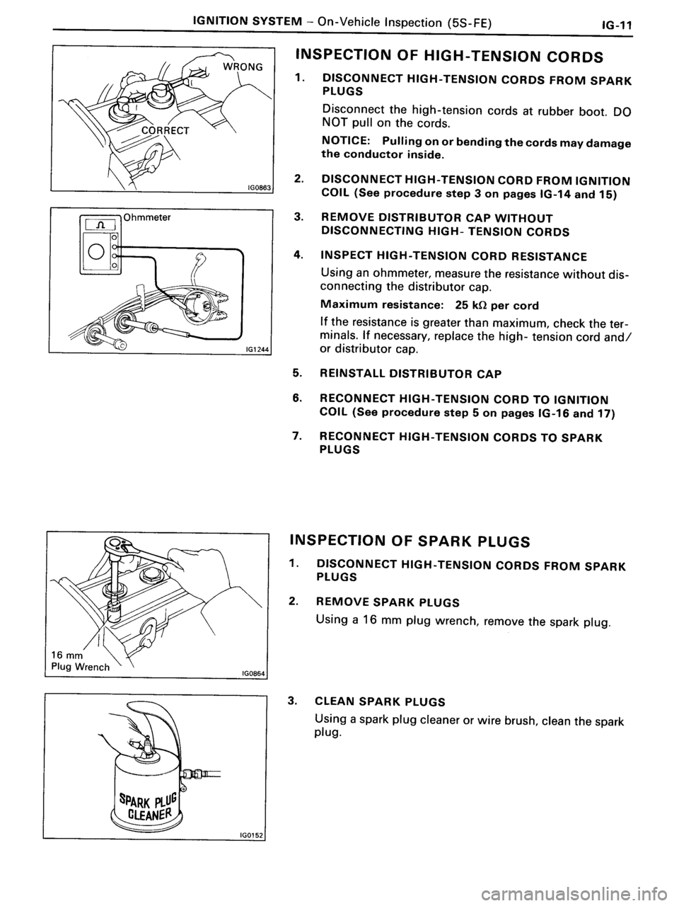 TOYOTA MR-2 1991 Factory Repair Manual TOYOTA MR-2 1991 Factory Repair Manual