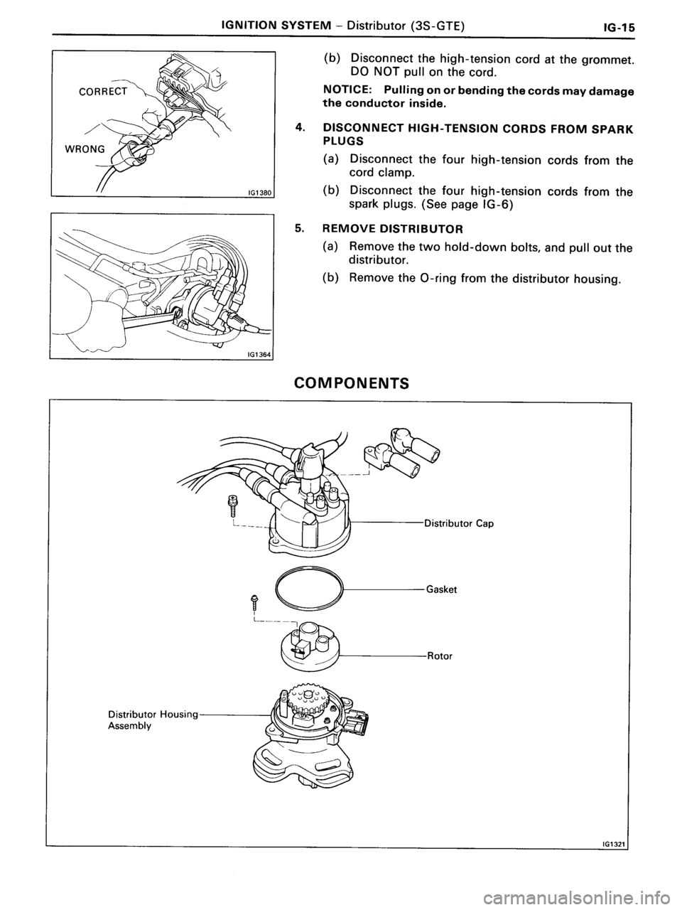 TOYOTA MR-2 1991 Factory Repair Manual TOYOTA MR-2 1991 Factory Repair Manual