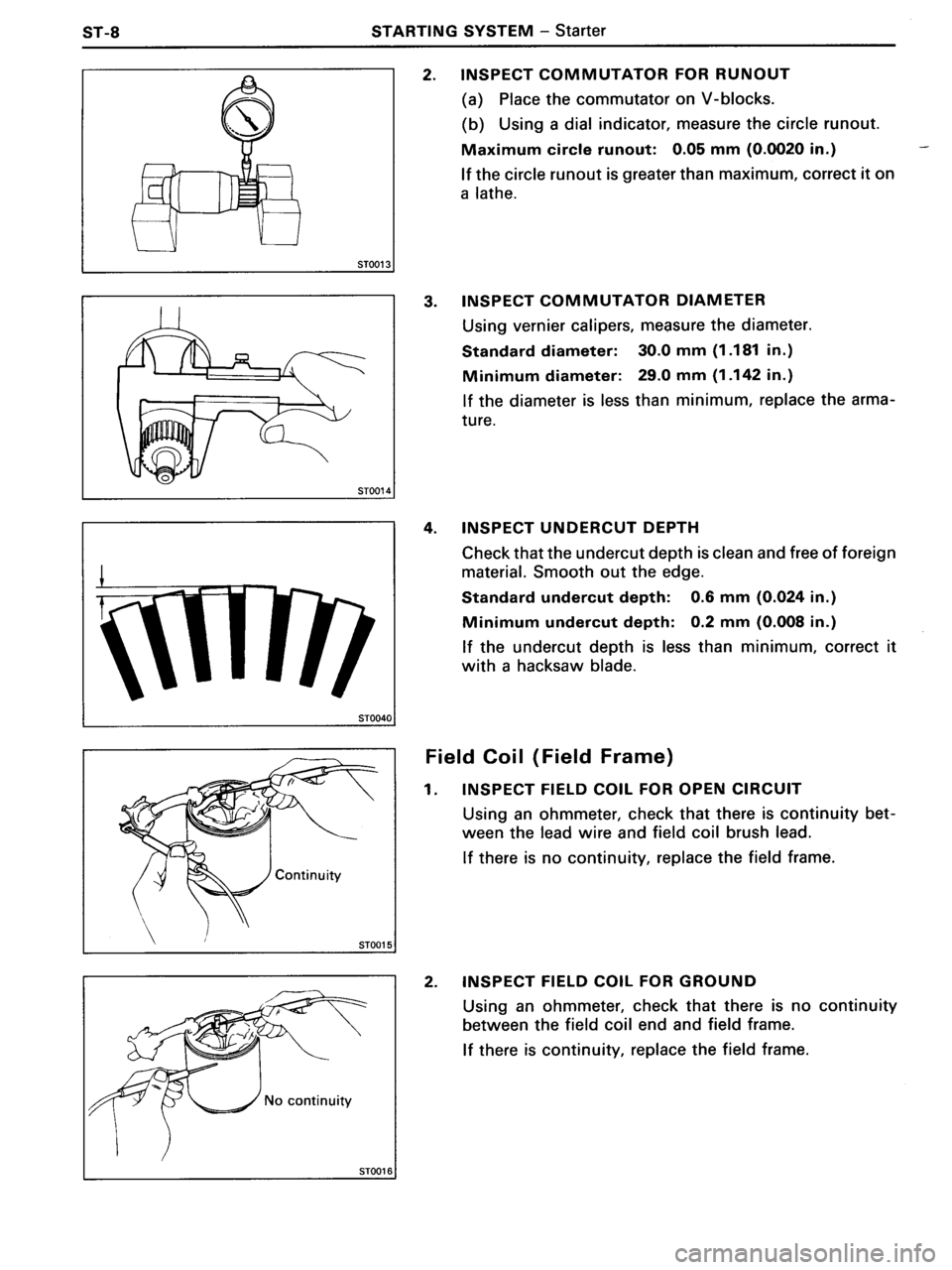 TOYOTA MR-2 1991 Factory Repair Manual TOYOTA MR-2 1991 Factory Repair Manual