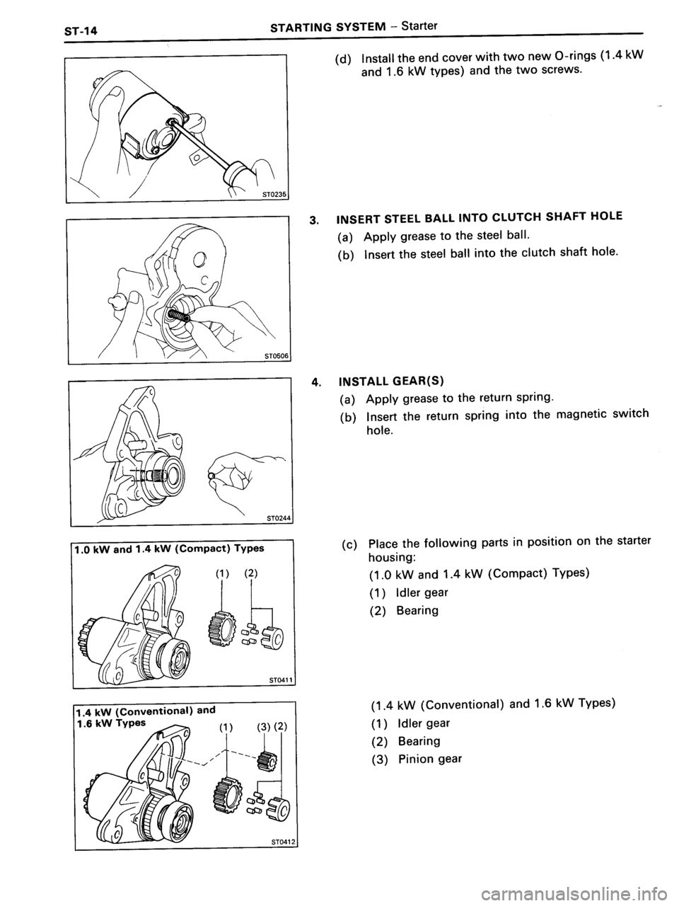 TOYOTA MR-2 1991 Factory Repair Manual TOYOTA MR-2 1991 Factory Repair Manual