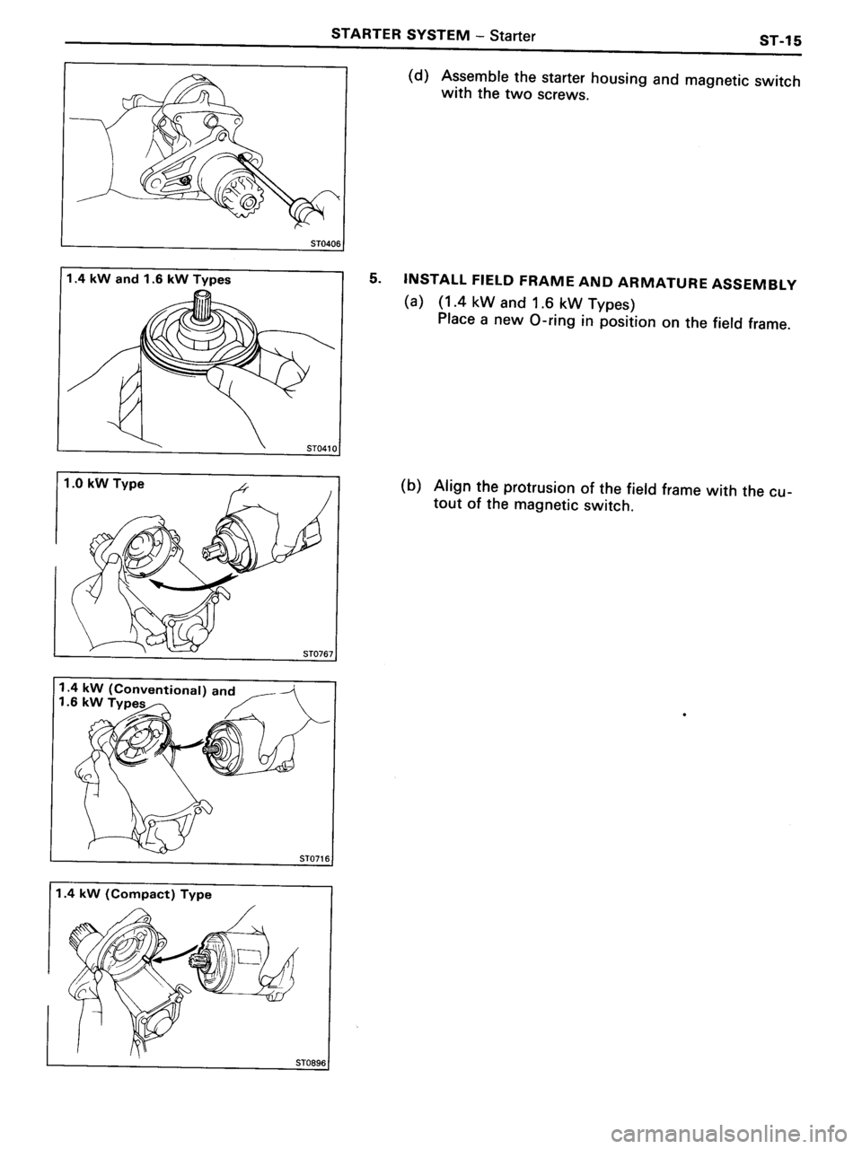 TOYOTA MR-2 1991 Factory Repair Manual TOYOTA MR-2 1991 Factory Repair Manual