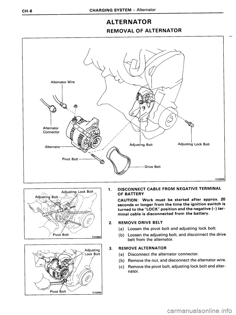 TOYOTA MR-2 1991 Factory Repair Manual TOYOTA MR-2 1991 Factory Repair Manual