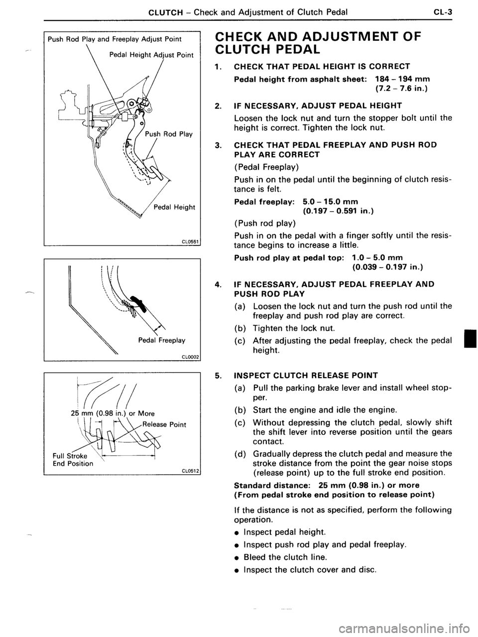 TOYOTA MR-2 1991 Factory Repair Manual TOYOTA MR-2 1991 Factory Repair Manual