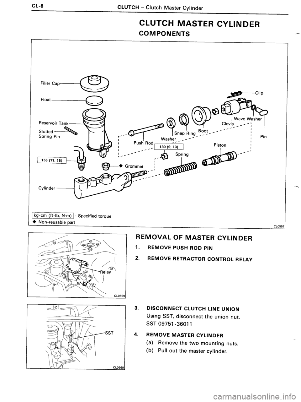 TOYOTA MR-2 1991 Factory Repair Manual TOYOTA MR-2 1991 Factory Repair Manual