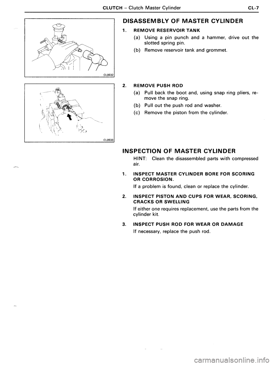 TOYOTA MR-2 1991 Factory Repair Manual TOYOTA MR-2 1991 Factory Repair Manual