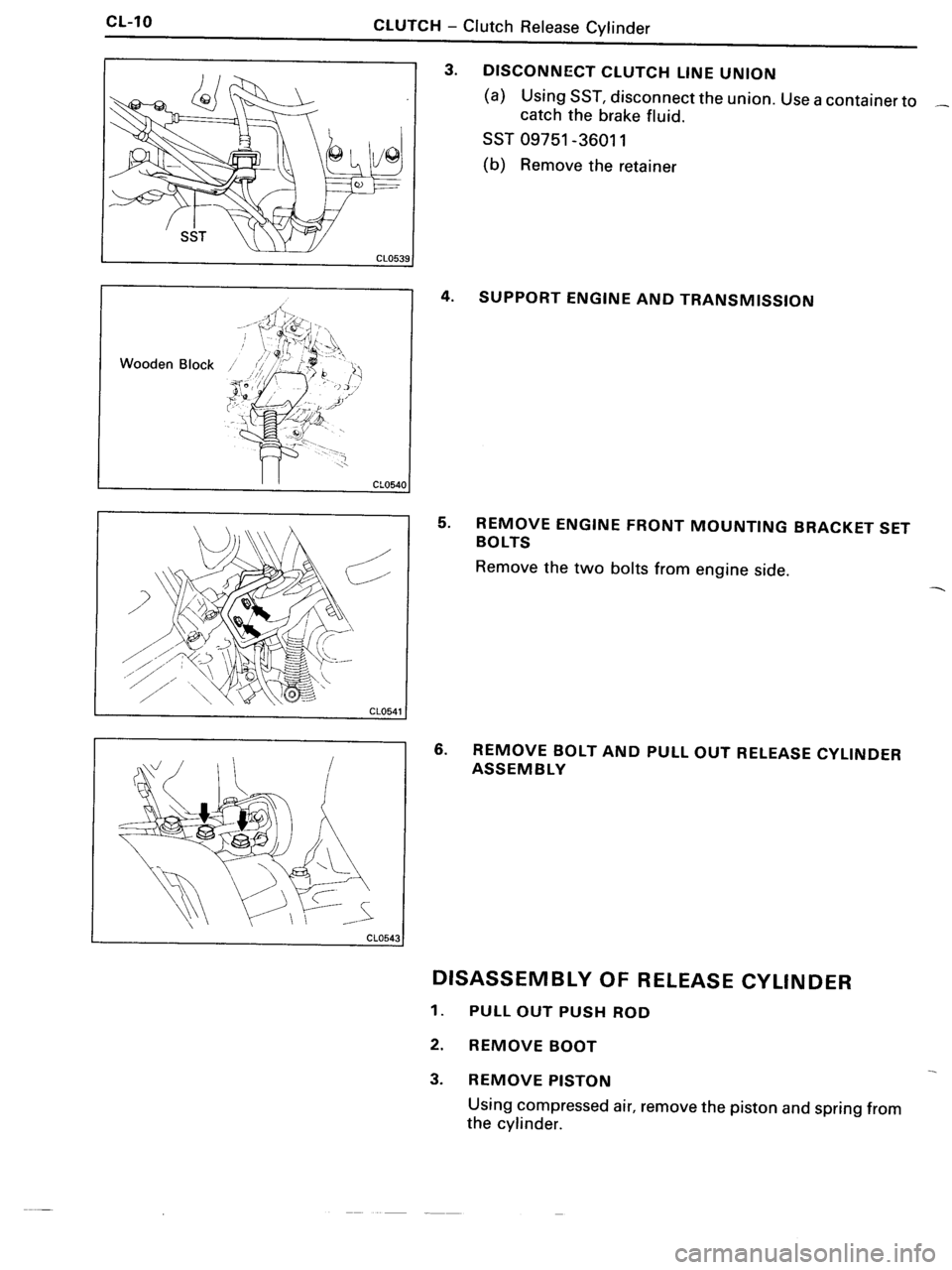 TOYOTA MR-2 1991 Factory Repair Manual TOYOTA MR-2 1991 Factory Repair Manual