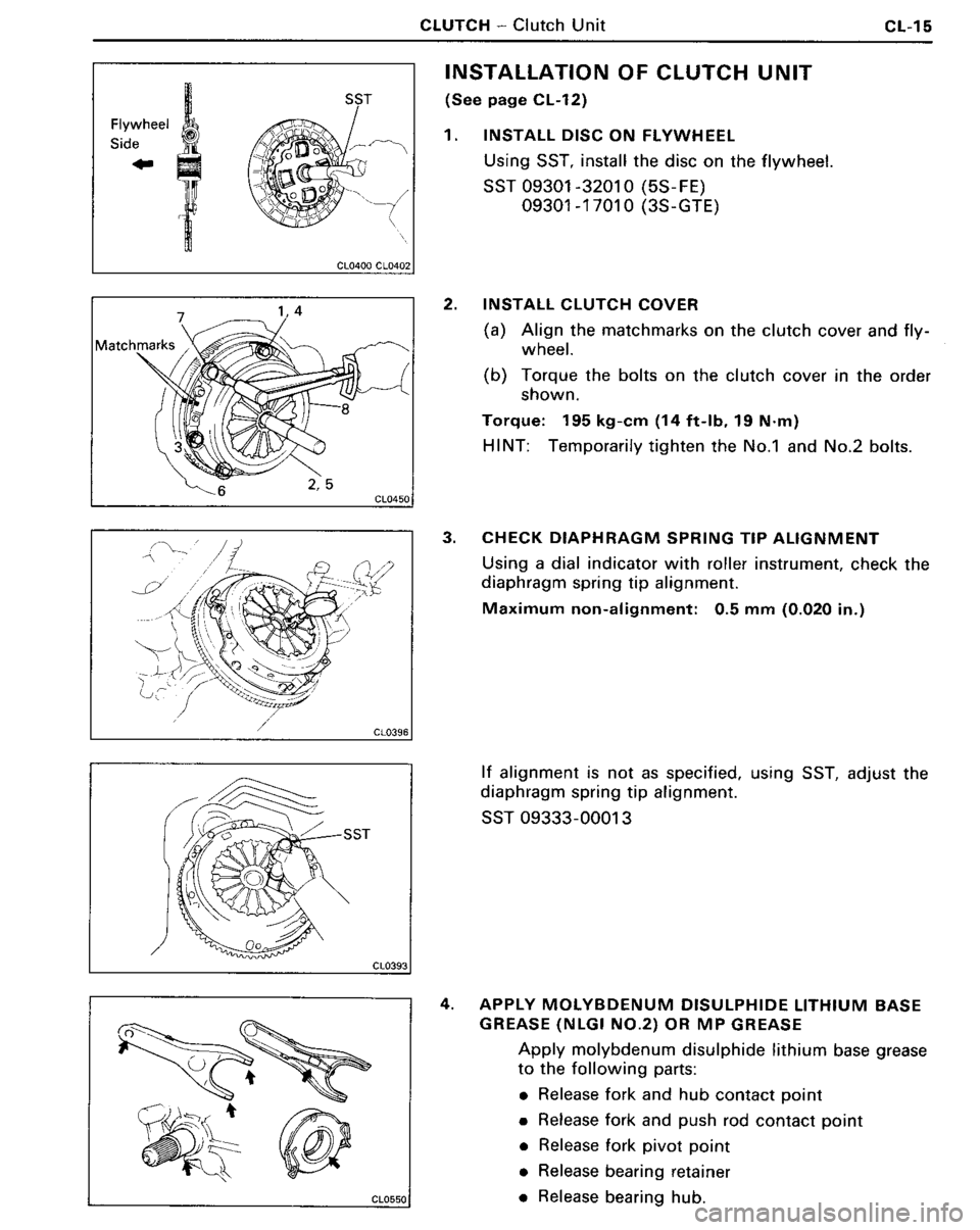 TOYOTA MR-2 1991 Factory Repair Manual TOYOTA MR-2 1991 Factory Repair Manual