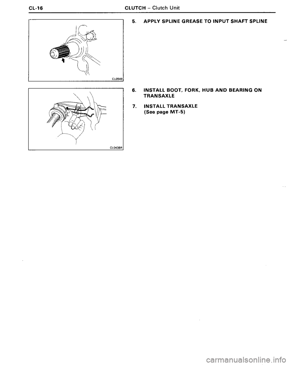 TOYOTA MR-2 1991 Factory Repair Manual TOYOTA MR-2 1991 Factory Repair Manual