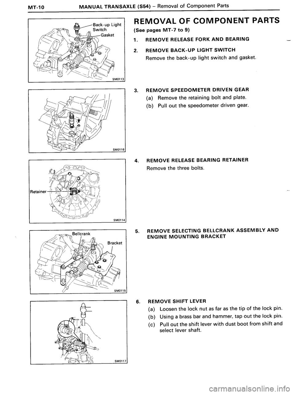 TOYOTA MR-2 1991 Factory Repair Manual TOYOTA MR-2 1991 Factory Repair Manual