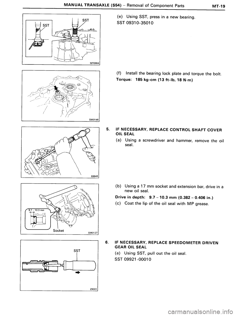 TOYOTA MR-2 1991 Factory Repair Manual TOYOTA MR-2 1991 Factory Repair Manual