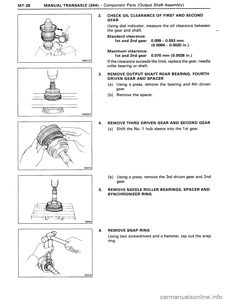 TOYOTA MR-2 1991 Factory Repair Manual TOYOTA MR-2 1991 Factory Repair Manual