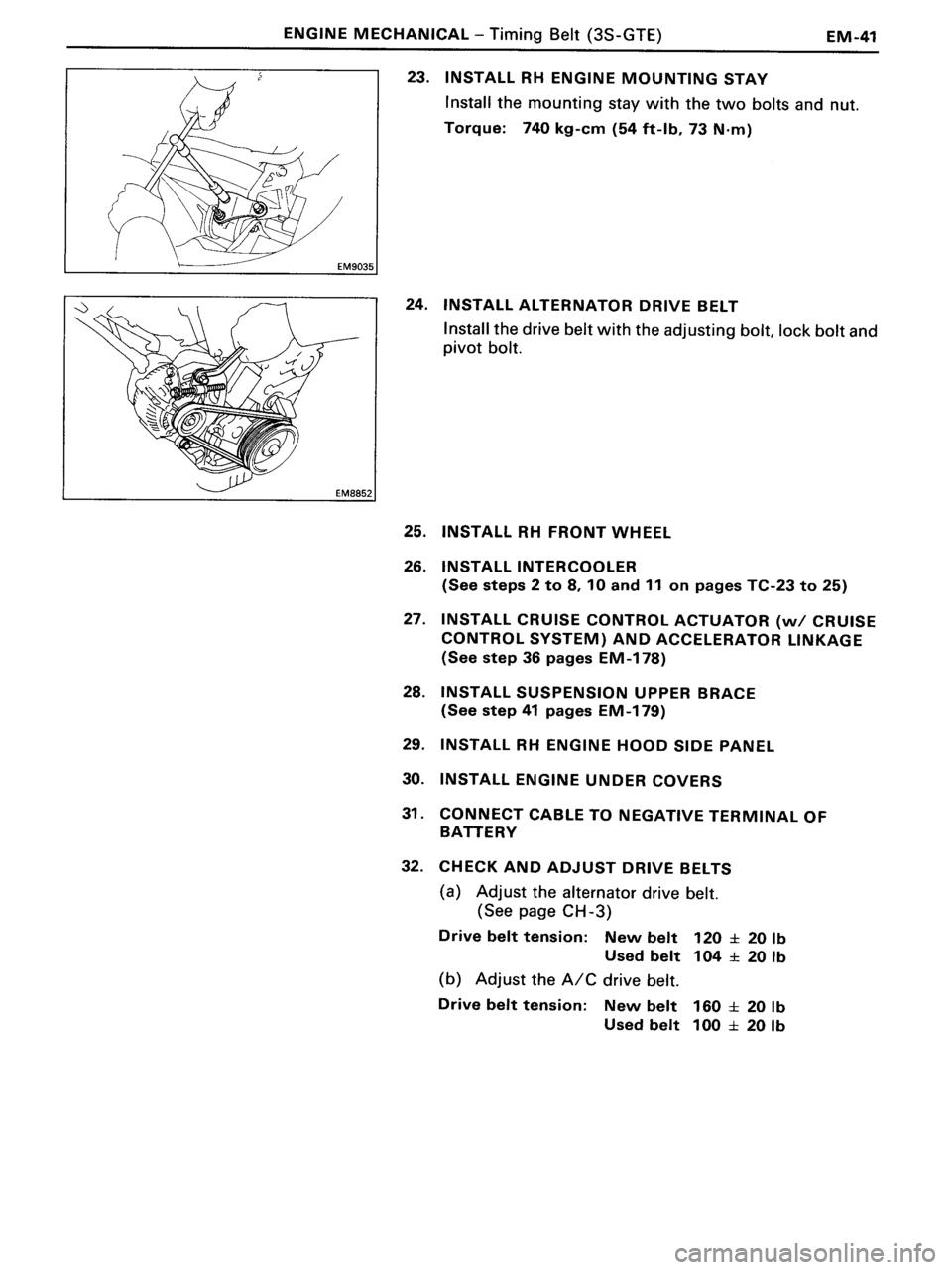 TOYOTA MR-2 1991  Factory Manual PDF 
