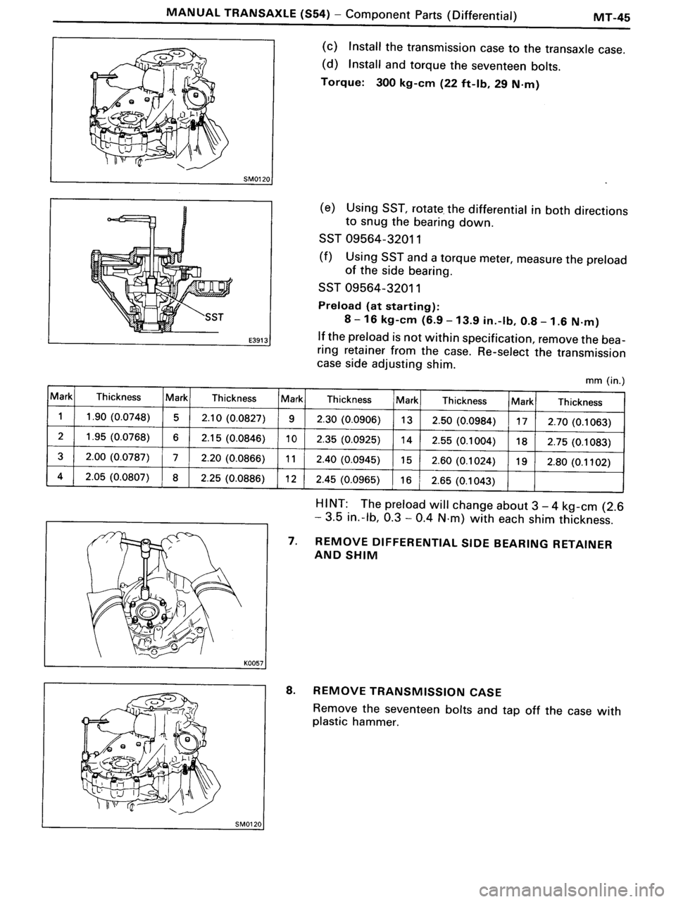 TOYOTA MR-2 1991 Factory Repair Manual TOYOTA MR-2 1991 Factory Repair Manual