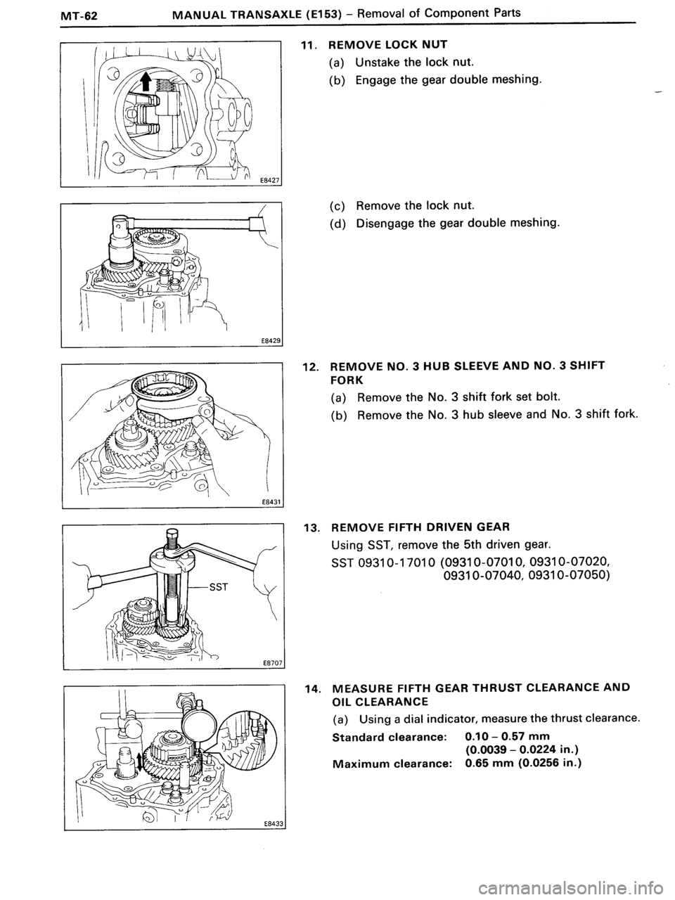 TOYOTA MR-2 1991 Factory Repair Manual TOYOTA MR-2 1991 Factory Repair Manual