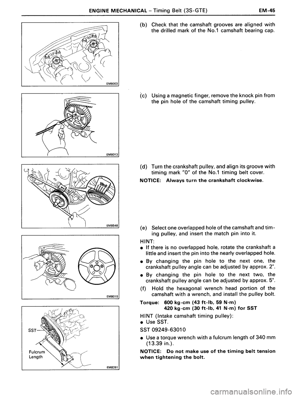 TOYOTA MR-2 1991  Factory Manual PDF 
