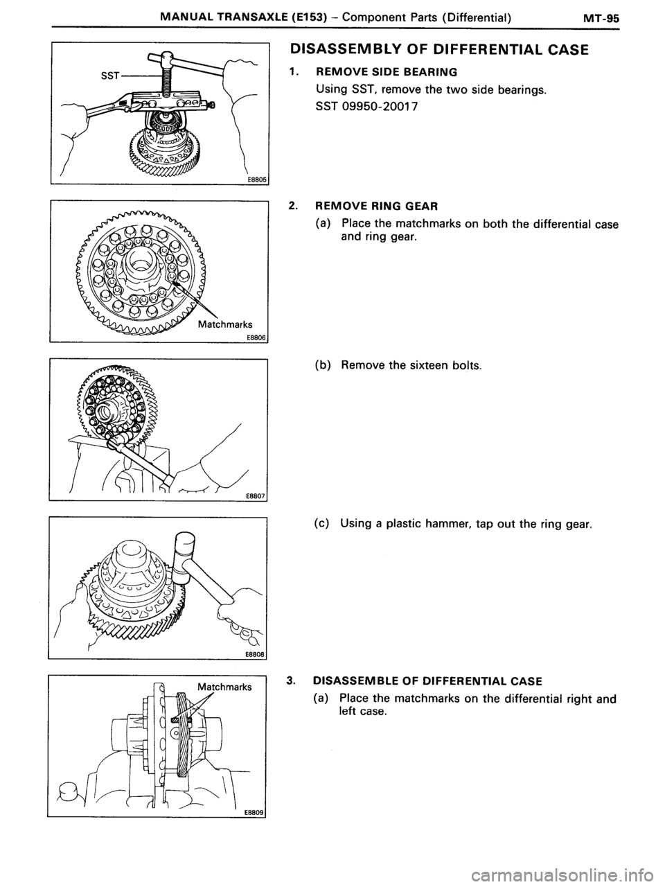 TOYOTA MR-2 1991 Factory Repair Manual TOYOTA MR-2 1991 Factory Repair Manual