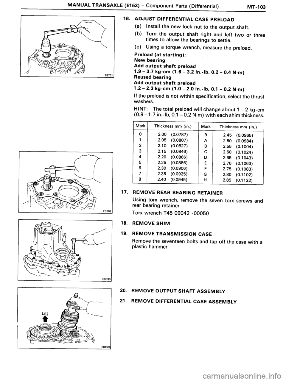 TOYOTA MR-2 1991 Factory Repair Manual TOYOTA MR-2 1991 Factory Repair Manual