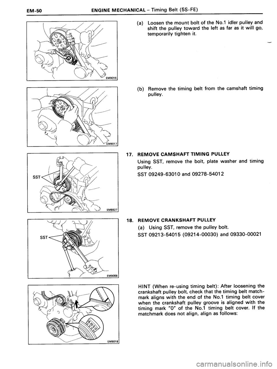 TOYOTA MR-2 1991  Factory Manual PDF 