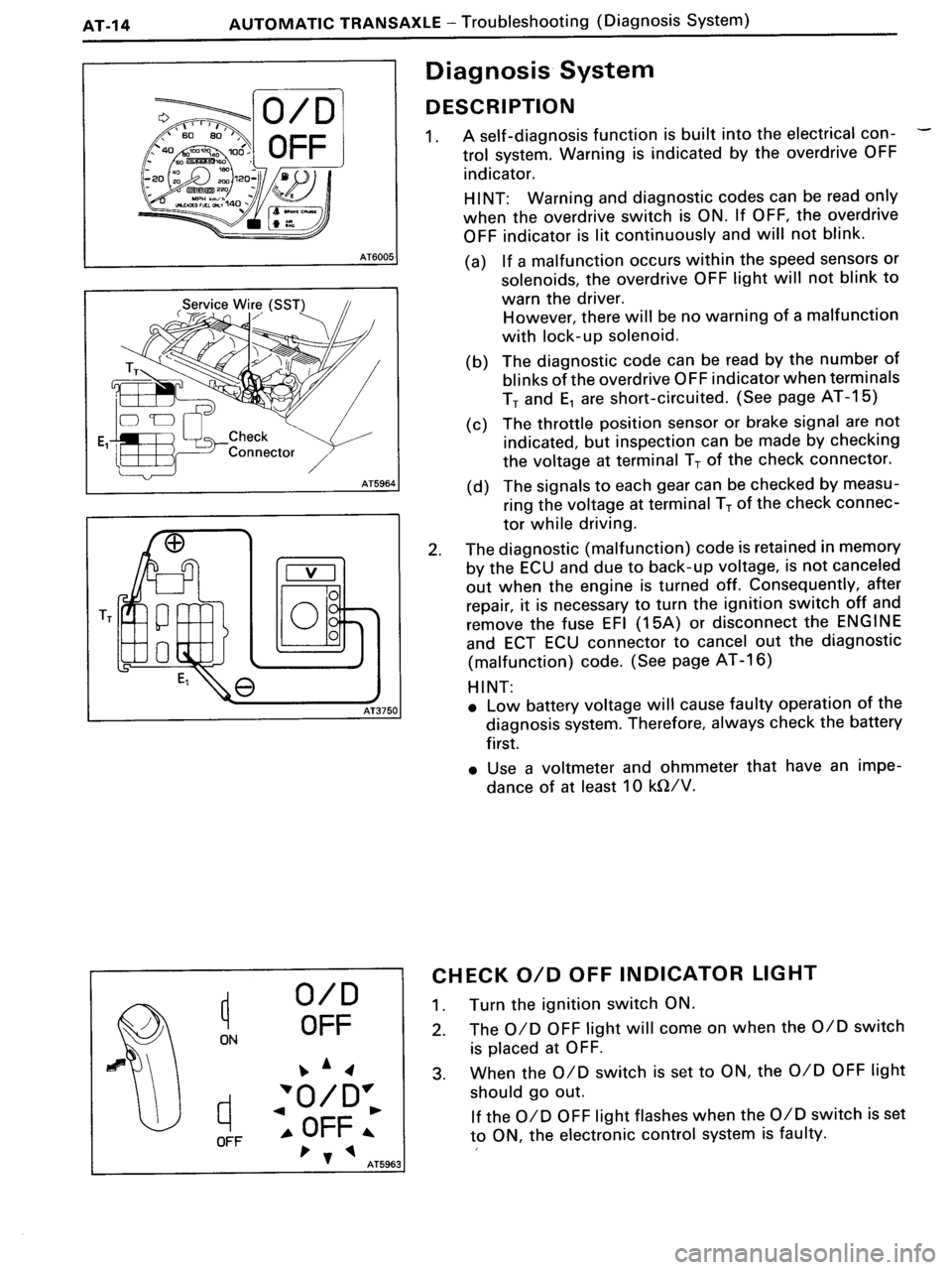 TOYOTA MR-2 1991 Factory Repair Manual TOYOTA MR-2 1991 Factory Repair Manual