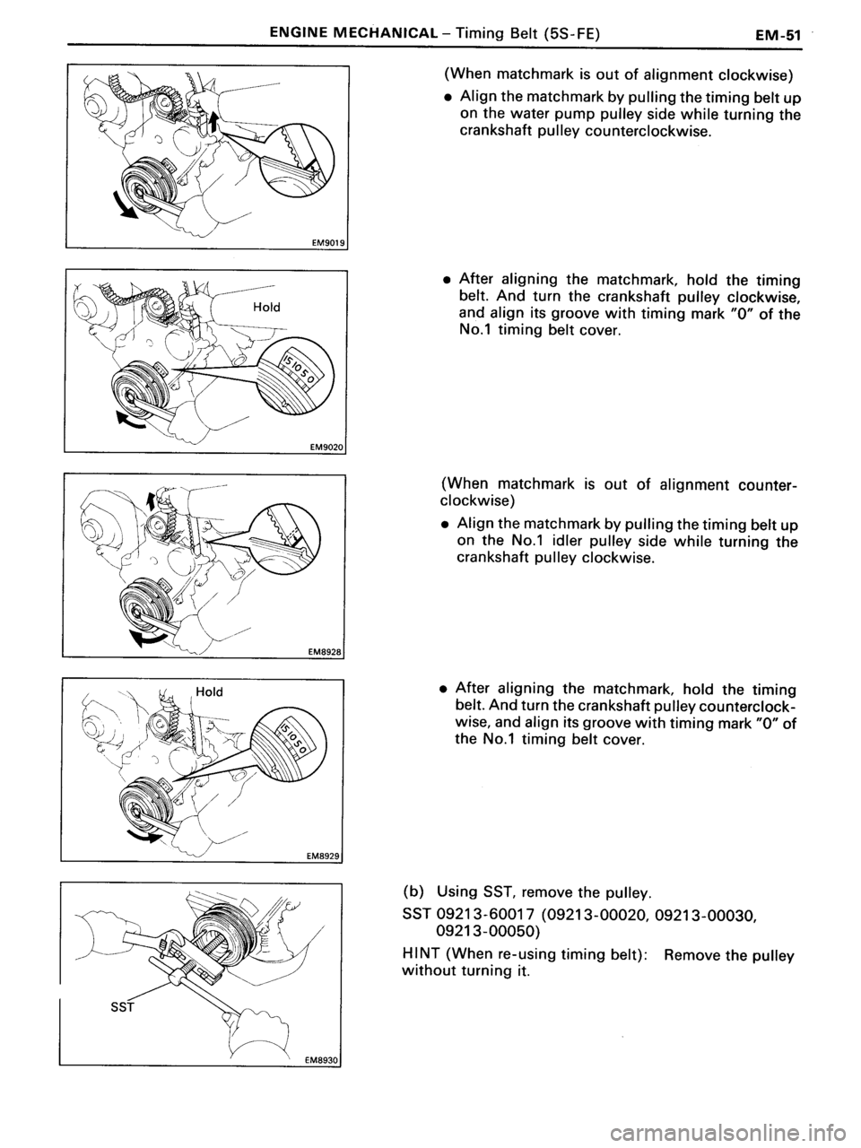 TOYOTA MR-2 1991  Factory Manual Online 