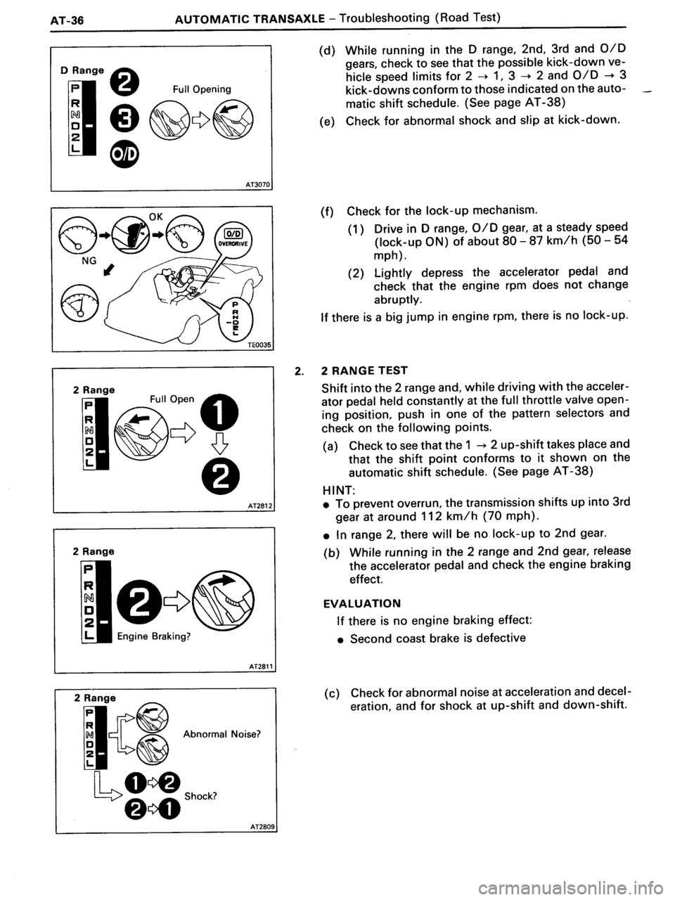 TOYOTA MR-2 1991 Factory Repair Manual TOYOTA MR-2 1991 Factory Repair Manual