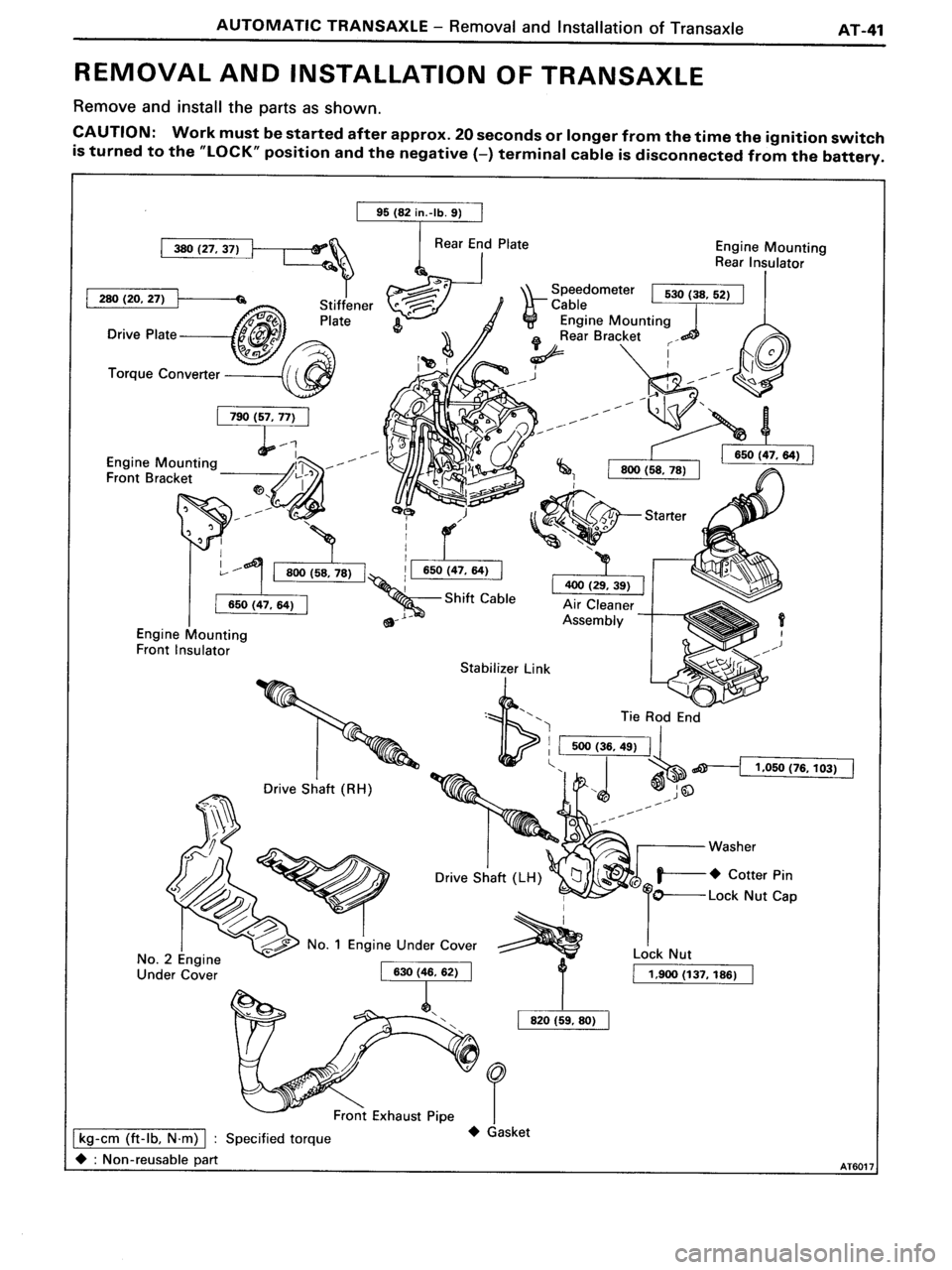 TOYOTA MR-2 1991 Factory Repair Manual TOYOTA MR-2 1991 Factory Repair Manual