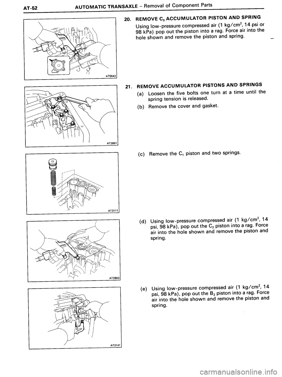 TOYOTA MR-2 1991 Factory Repair Manual TOYOTA MR-2 1991 Factory Repair Manual