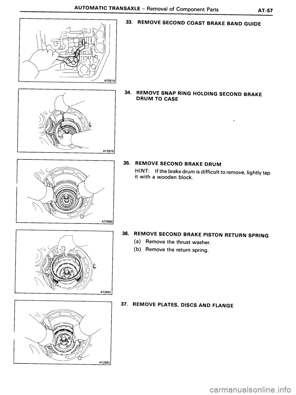 TOYOTA MR-2 1991 Factory Repair Manual TOYOTA MR-2 1991 Factory Repair Manual