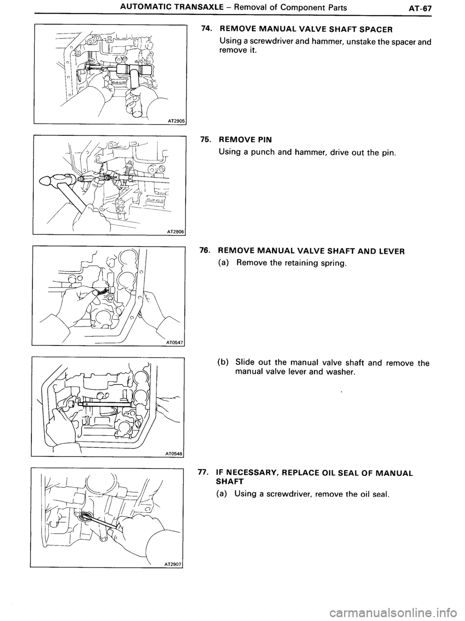 TOYOTA MR-2 1991 Factory Repair Manual TOYOTA MR-2 1991 Factory Repair Manual