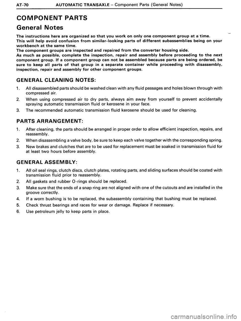 TOYOTA MR-2 1991 Factory Repair Manual TOYOTA MR-2 1991 Factory Repair Manual