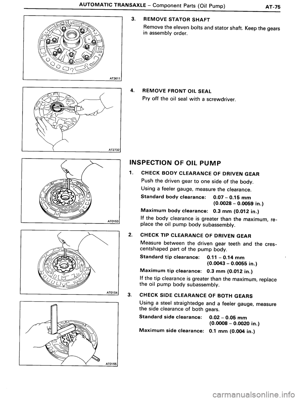 TOYOTA MR-2 1991 Factory Repair Manual TOYOTA MR-2 1991 Factory Repair Manual