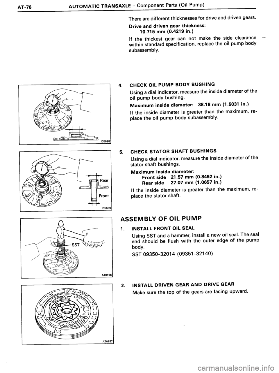 TOYOTA MR-2 1991 Factory Repair Manual TOYOTA MR-2 1991 Factory Repair Manual