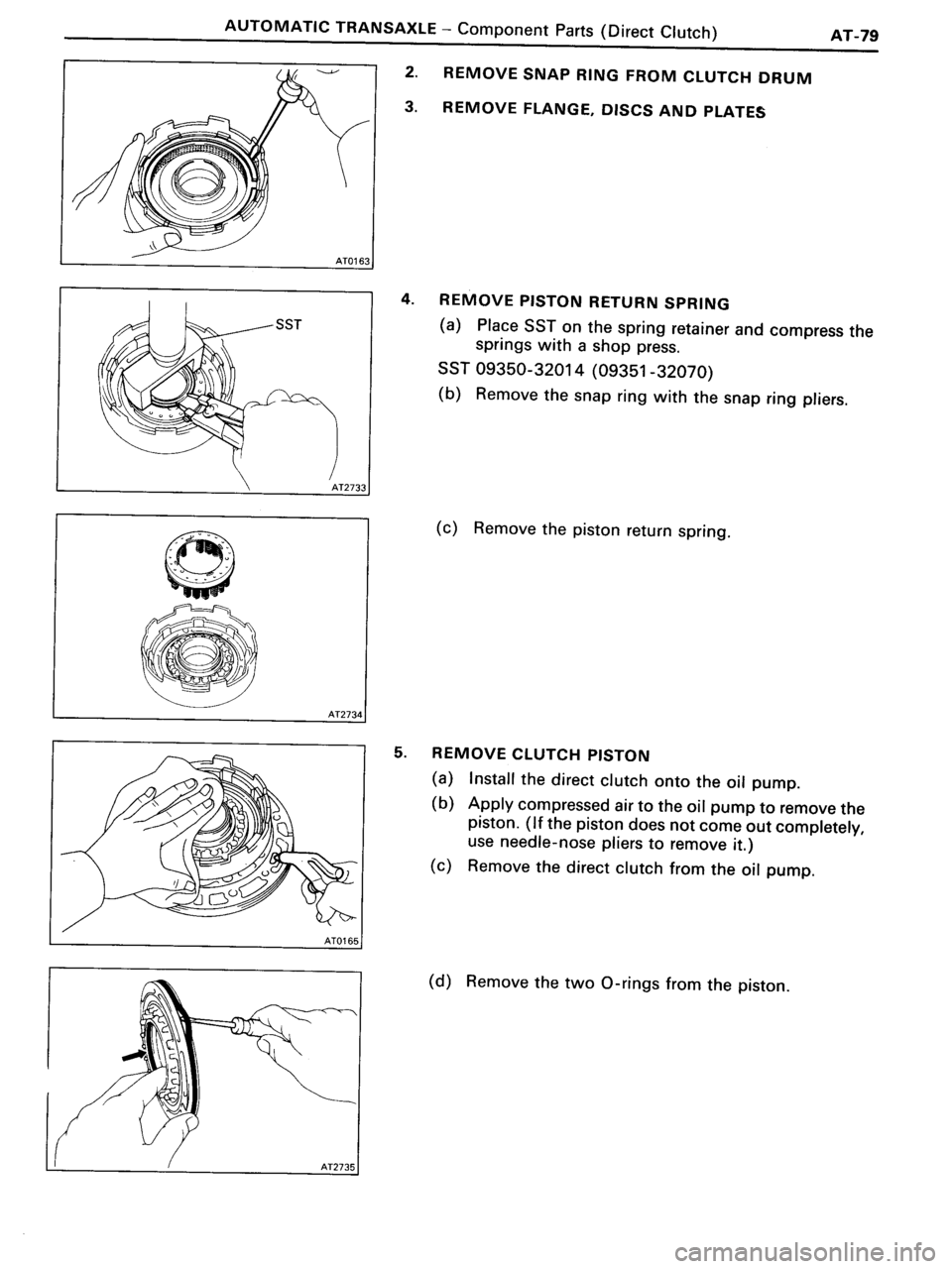 TOYOTA MR-2 1991 Factory Repair Manual TOYOTA MR-2 1991 Factory Repair Manual