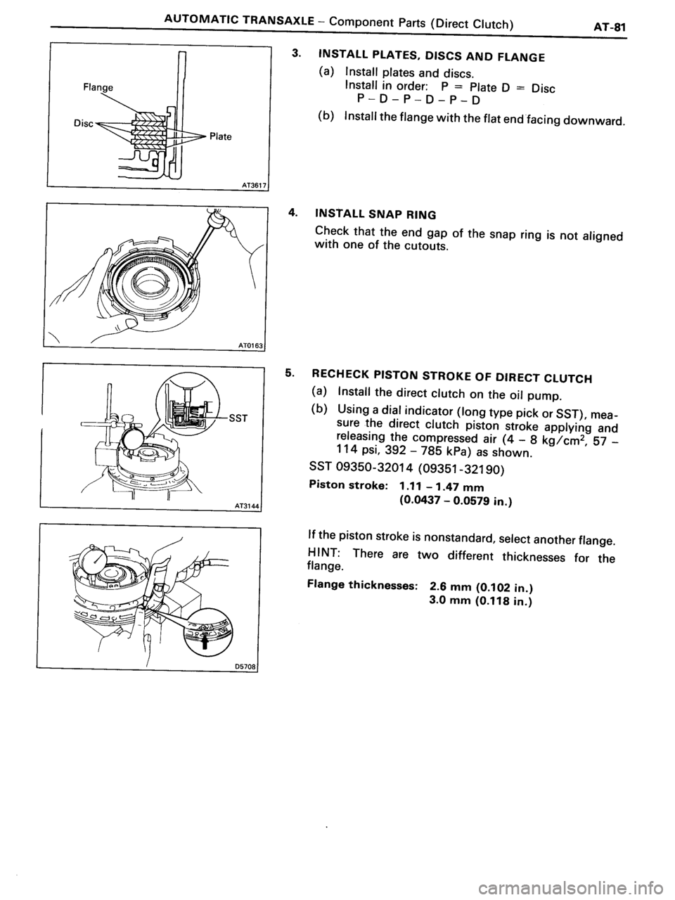 TOYOTA MR-2 1991 Factory Repair Manual TOYOTA MR-2 1991 Factory Repair Manual
