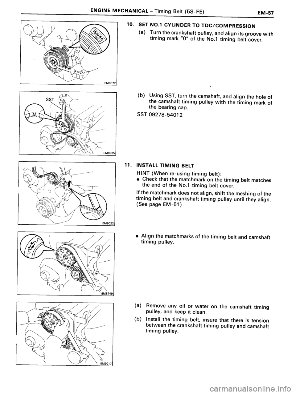 TOYOTA MR-2 1991  Factory Manual Online 
