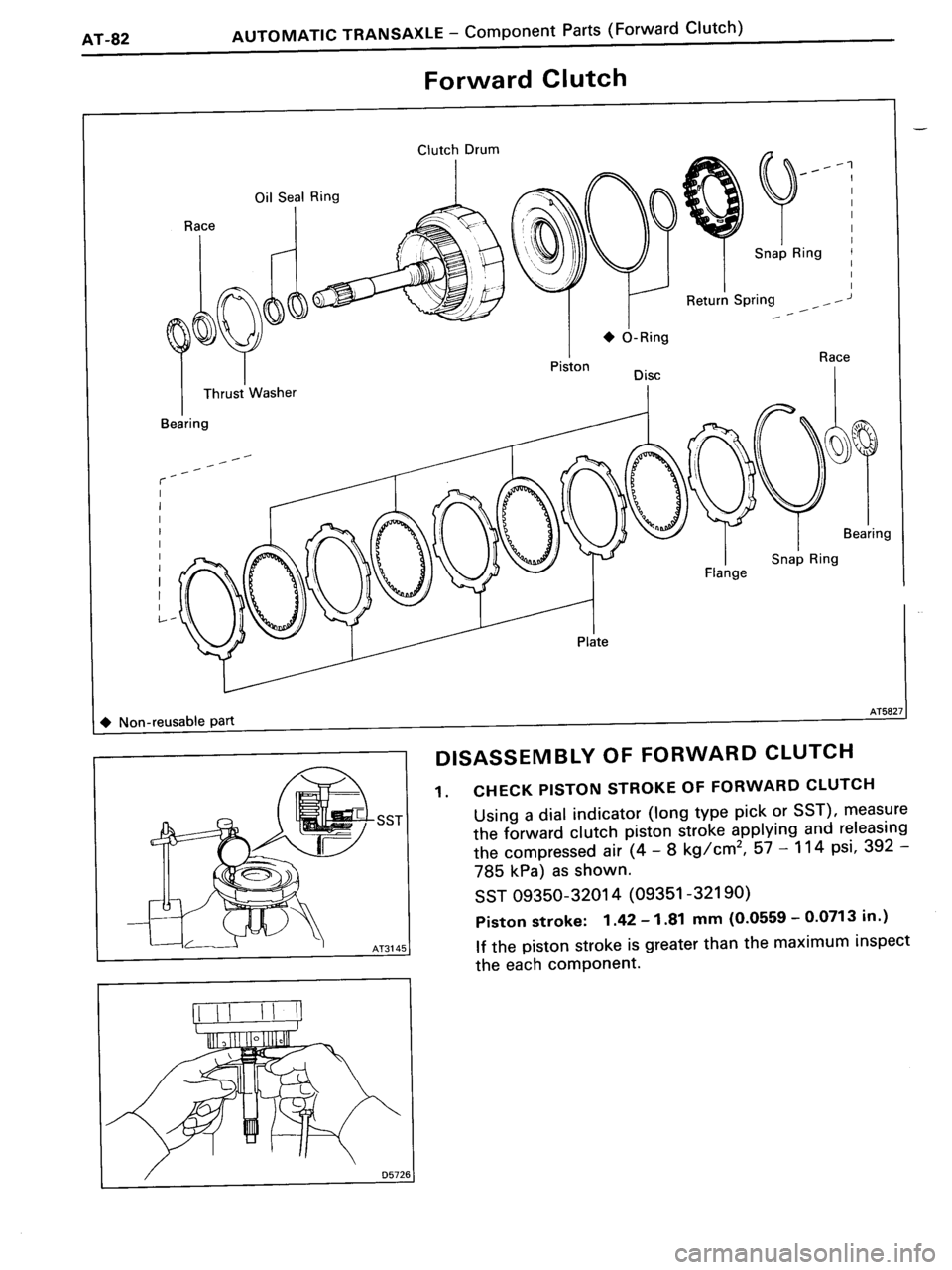 TOYOTA MR-2 1991 Factory Repair Manual TOYOTA MR-2 1991 Factory Repair Manual
